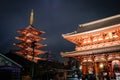 Asakusa Sensoji TempleÃ¢â¬â¢s Kaminarimon gate Royalty Free Stock Photo